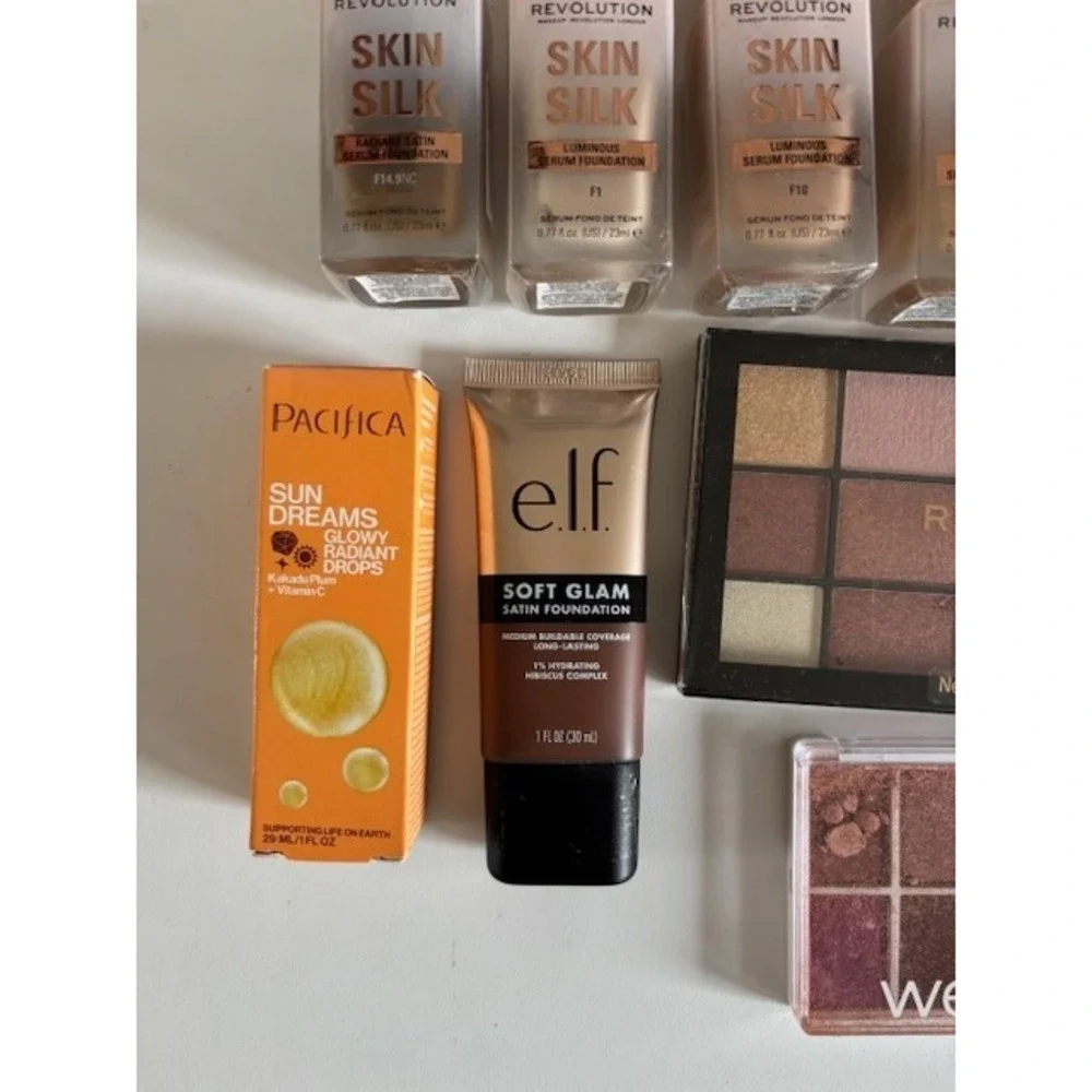 Makeup Bundle: Gel Nails, CC Cream, Eye Shadow, Foundation etc‎
